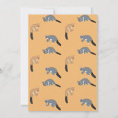 Bushy Tail Possums Thank you Card 招待状 (裏面)