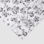 Businesの白黒花のカスタムなティッシュペーパー 薄葉紙 (詳細)