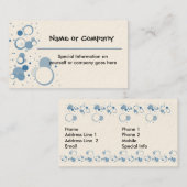 Businesデザイナーかプロフィールカード 名刺 (正面/裏面)