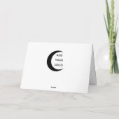 Businessエレガント Thankyo カスタム Note with Logo サンキューカード (裏面)