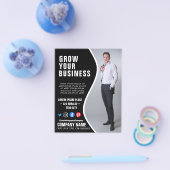 BUSINESSカスタムロゴチラシのポスター チラシ (シングル)