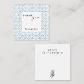 Business エレガント Thank You Purchase Noteカード ノートカード (正面/裏面)