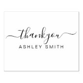 Business エレガント Thank You Rubber Stamp ラバースタンプ (インプリント)