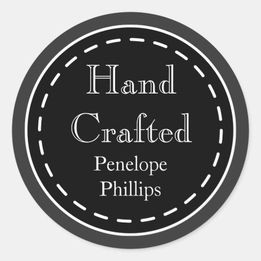 Business カスタム Stickersの手細工 ラウンドシール (正面)