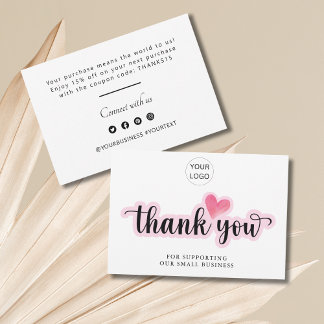 Business パーソナライズされた Thank You Notes サンキューカード