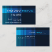 BUSINESS モダン CARD :: modishストライプ5L 名刺 (正面/裏面)