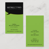 BUSINESS モダン CARD :: talk bubble 9P 名刺 (正面/裏面)