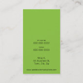 BUSINESS モダン CARD :: talk bubble 9P 名刺 (裏面)