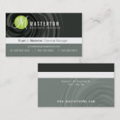 BUSINESS 企業の CARD :: cyclone monogram 1 名刺 (正面/裏面)