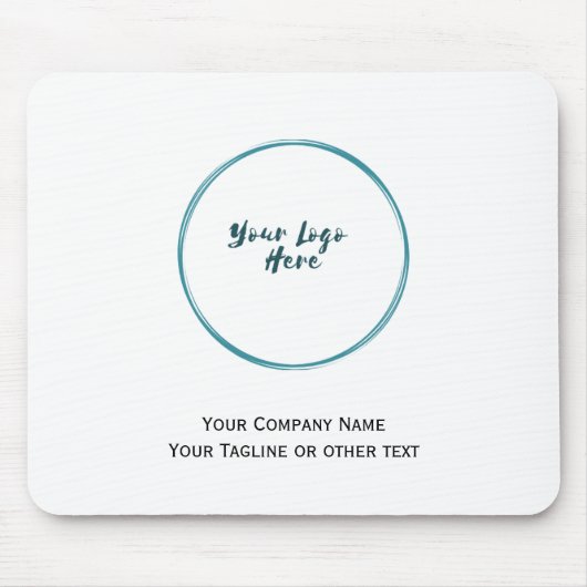 Business 企業の Company Logoブランド マウスパッド (正面)