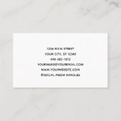 Business 企業の Company Logoブランド 名刺 (裏面)