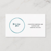 Business 企業の Company Logoブランド 名刺 (正面)