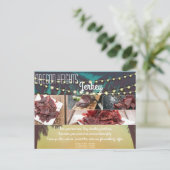 Business 広告's CardビーチString Lights Pal ポストカード (スタンド正面)