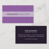 BUSINESS 男らし CARD :：ミニマルな頭が切れるシンプル 名刺 (正面/裏面)