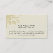 BUSINESS 男らし CARD :: plain モダン5グランジ 名刺 (裏面)