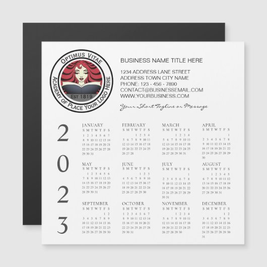 Business 2023カレンダーロゴ (正面/裏面)