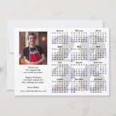 Business 2025カレンダーミニマリストシルバーグリッター シーズンカード (正面)