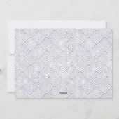 Business 2025カレンダーミニマリストシルバーグリッター シーズンカード (裏面)