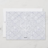 Business 2025カレンダーミニマリストシルバーグリッター シーズンカード (裏面)