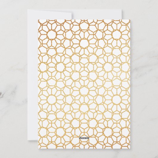 Business 2025カレンダー金ゴールドグリッターモダン黒 シーズンカード (裏面)