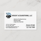 Business Acquisition Company 名刺 (裏面)