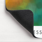 Business Add Your Company Business Logo Vertical マウスパッド (コーナー)