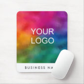 Business Add Your Company Business Logo Vertical マウスパッド (マウス)