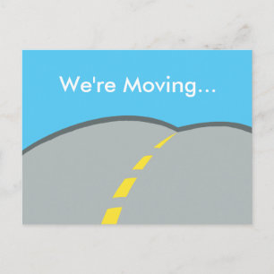 Business Address Changeを移カスタム動する 案内ポストカード