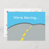 Business Address Changeを移カスタム動する 案内ポストカード (正面/裏面)