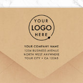 Business Address Rubber Stamp | Logo Branded ラバースタンプ