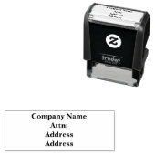Business Address Self inking stamp セルフインキングスタンプ (インサイチュ)