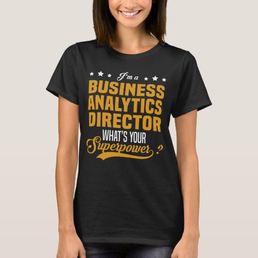 Business Analyticsディレクター Tシャツ (正面)