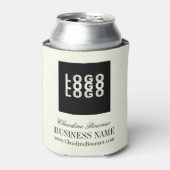 Business Artist Crafterアップロードロゴクーラーボックス 缶クーラー (缶正面)