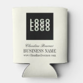 Business Artist Crafterアップロードロゴクーラーボックス 缶クーラー (裏面)