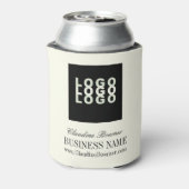 Business Artist Crafterアップロードロゴクーラーボックス 缶クーラー (缶裏面)