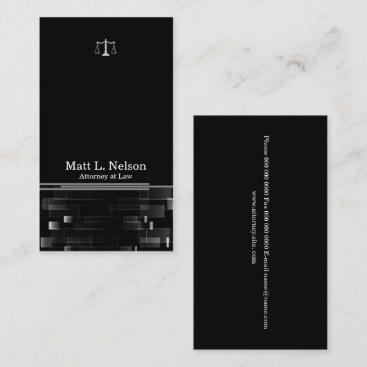 business_attorney 名刺 (正面/裏面)
