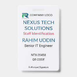 Business Badge | Staff Badge – ID Logo バッジ