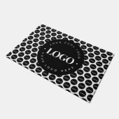 Business Big Smallカスタムロゴパターンの追加 ドアマット (アングル)