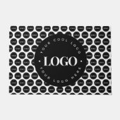 Business Big Smallカスタムロゴパターンの追加 ドアマット (正面)