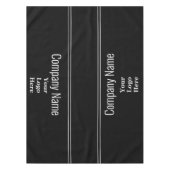 Business Black and White文字ロゴはこちら テーブルクロス (正面)