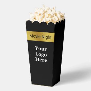 Business Black and Your Logo Here Movie Night フェイバーボックス