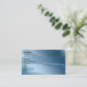 business_blue 名刺 (スタンド正面)