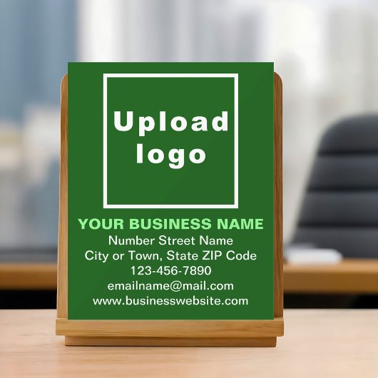 Business Brand on Green Acrylic Sign アクリルサイン