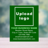 Business Brand on Green Acrylic Sign アクリルサイン (ニュートラル)