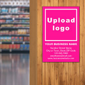 Business Brand on Pink Poster ポスター