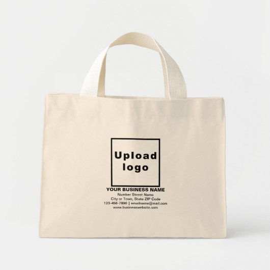 Business Brand on Small Size Tote Bag ミニトートバッグ (正面)