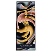 Business Branded Companyモダン Promotionカスタム ワインギフトバッグ (裏面)