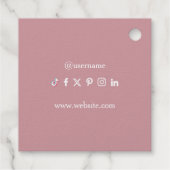 Business Branded Custom Thank you for your order フェイバータグ (裏面)