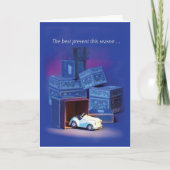 Business Car 車の In Stackをありがとう カード (正面)