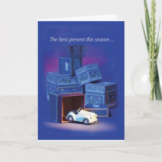 Business Car 車の In Stackをありがとう カード (正面)